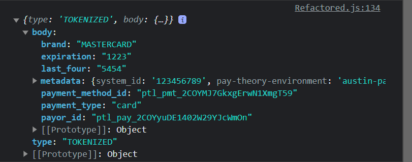 TokenizingPayments
