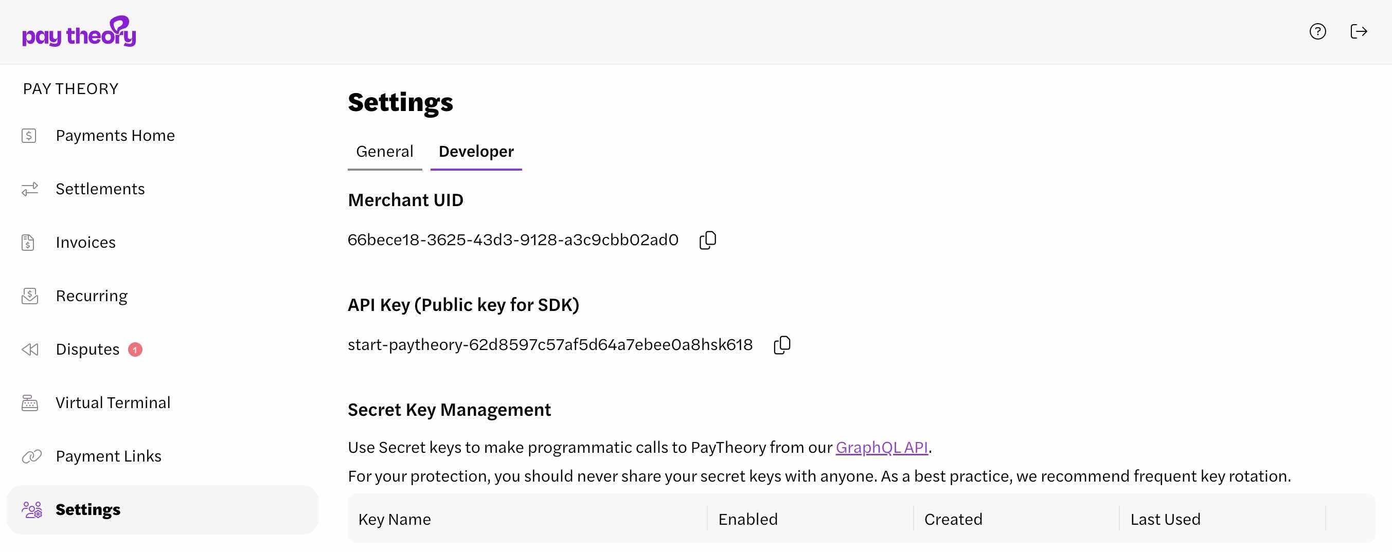 paytheory API